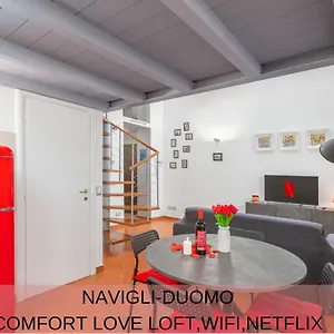 Navigli-duomolove Loft, Comfort ,netflix, Wifi Appartamento Milano